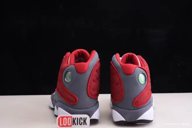 Gym Jordan Flint Red Air Retro 414571-600 13 Grey 0406